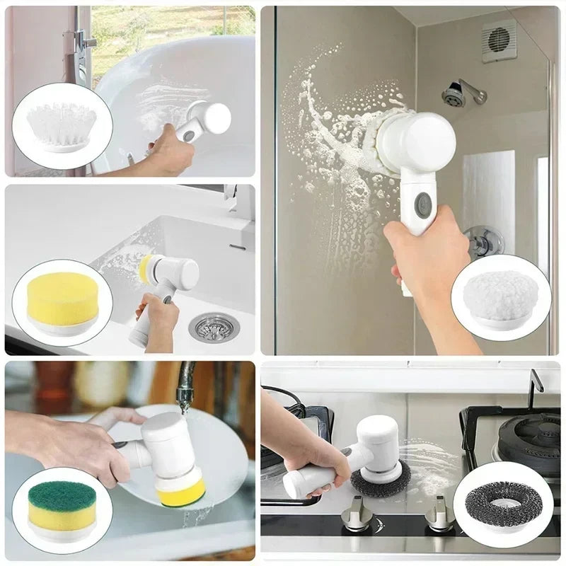 Cepillo Limpiador Eléctrico Inalámbrico